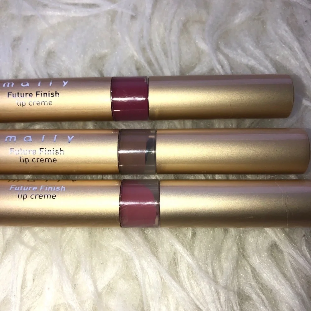 MALLY Future Finish Lip Cream Trio Lipstick Lipgloss Set of 3